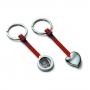 Lucky keyholder heart, red
